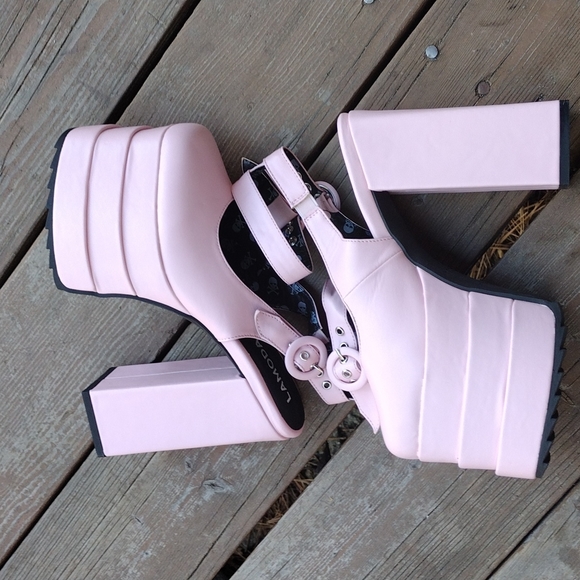 Dolls Kill π€ Lamoda Pink Platform - Picture 2 of 15